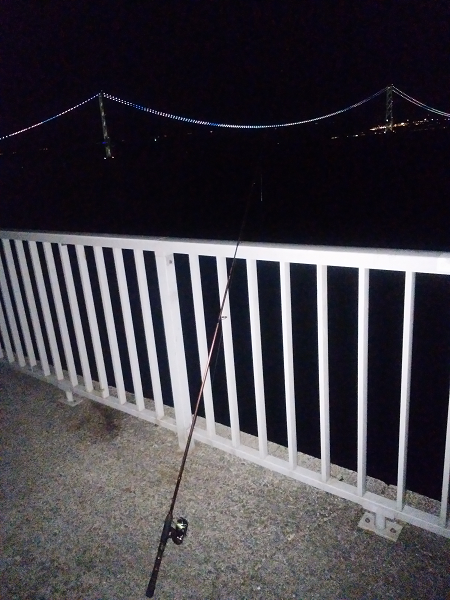 開通20周年の明石海峡大橋を見ながら