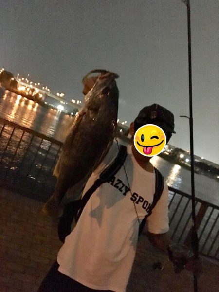 シーバス バチ抜け調査でキビレ