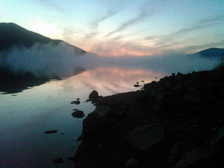 本栖湖　トラウト釣り