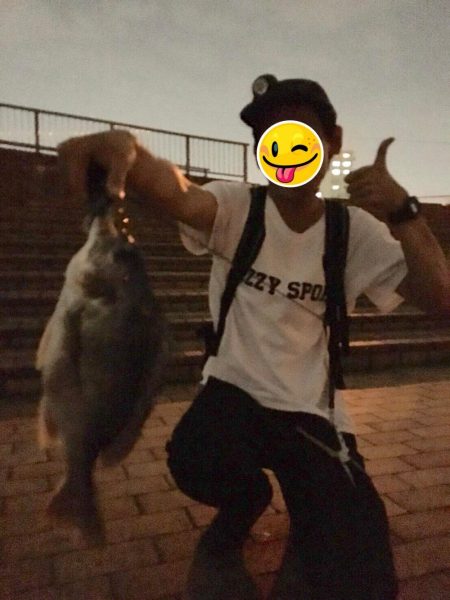 シーバス バチ抜け調査でキビレ