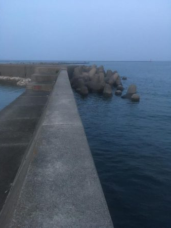 津田南波止で夕練