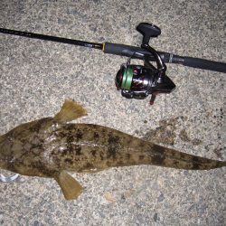 ワームのチョイ投げにて