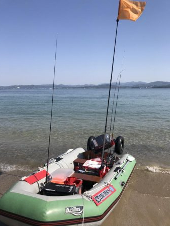 ゴムボート釣行