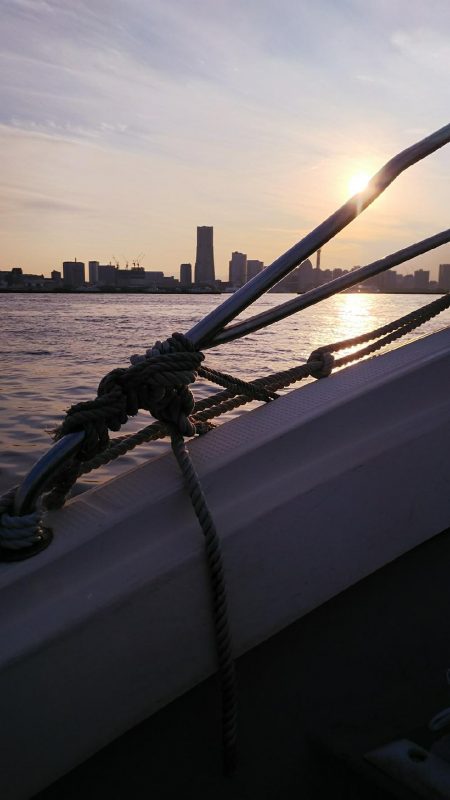 沖堤防で撃沈…