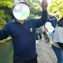 ニジマスGET！！