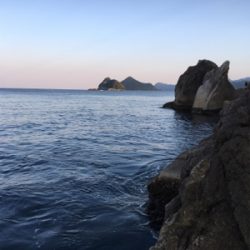 磯でフカセ釣り