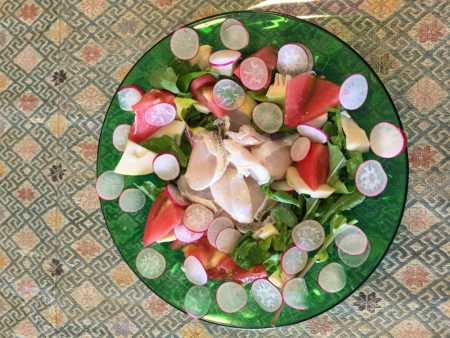 渋い中の良型スズキ