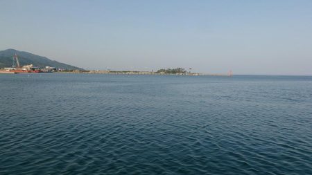 エギングタックルでキス釣り