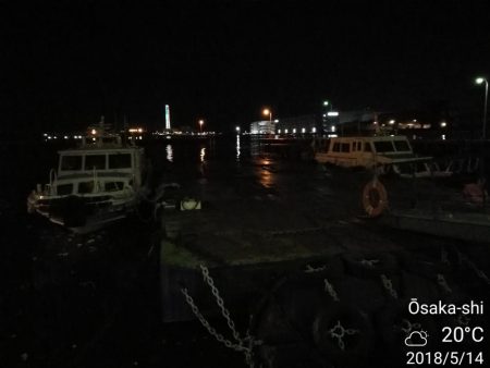 南港フェリーヘチ釣り（本日も小キビレ釣れました、３２ｃｍキビレ）