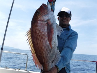 冠島でタイラバ釣行