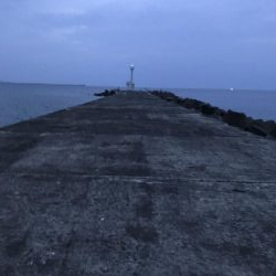 夕方ショアジギング