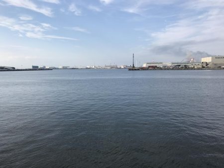 泉大津の砂上げ場。