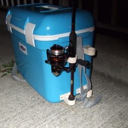 強風の中なんとか