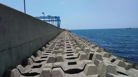 東二見人工島へ釣行しました