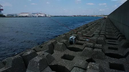 東二見人工島へ釣行しました