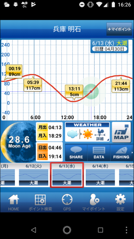 梅雨の合間にメバリング