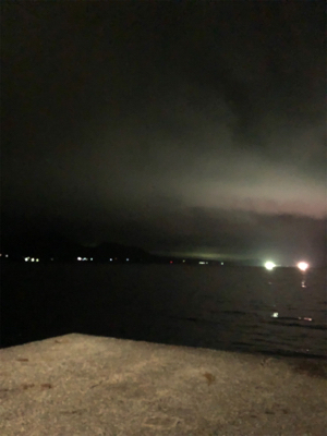 小雨の中アジング