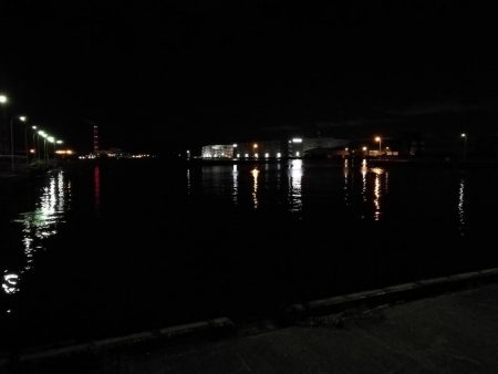 南港フェリーでヘチ釣行 （台風後のキビレチヌ3匹,ガシラ７匹釣果）