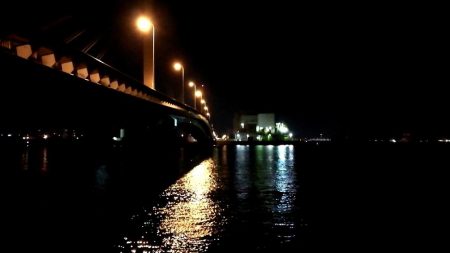 南港カモメ大橋のヘチ釣行 (キビレ38cm他釣果有りマス)