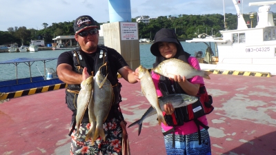 本部釣りイカダ 釣果