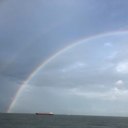 虹を眺めながらのサビキ♪