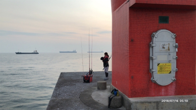 坂ノ市一文字で青物狙い
