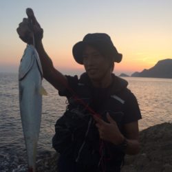 沖磯デビュー 青物ゲーム