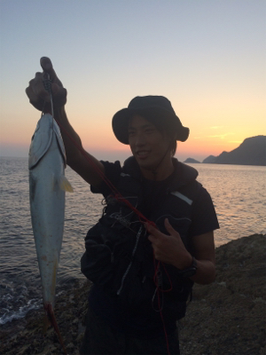 沖磯デビュー 青物ゲーム