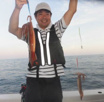 スルメイカ釣り