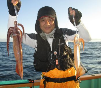 スルメイカ釣り