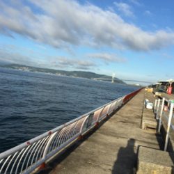 平磯海釣り公園にて