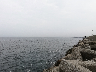 台風前の一発狙い