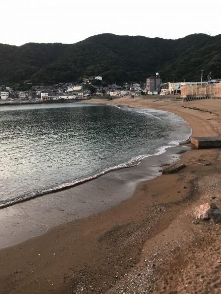 中紀でエギングとキッシング