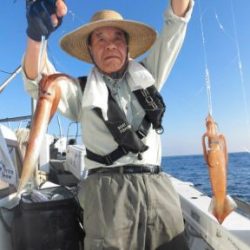 スルメイカ釣り