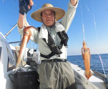 スルメイカ釣り