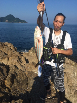 沖磯デビュー 青物ゲーム