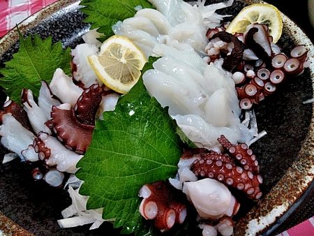 淡路沖の船タコ釣り