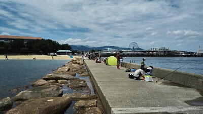 2018年7月1日釣行in姪浜漁港周辺