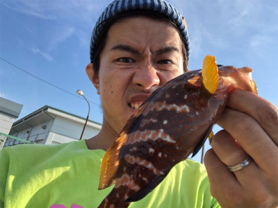 ショアで１年ぶりのアコウと再会！