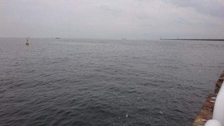 台風前にサゴシ&アジ