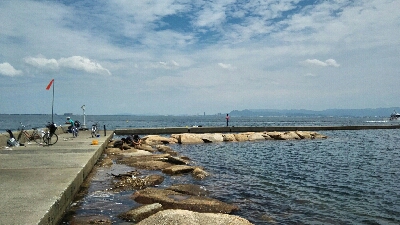 2018年7月1日釣行in姪浜漁港周辺