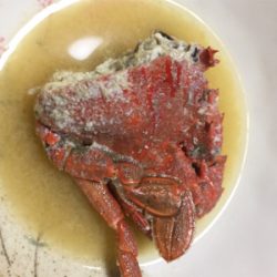 深夜のカニ釣り