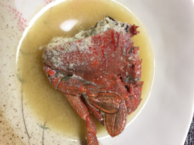 深夜のカニ釣り