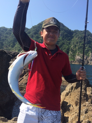 沖磯デビュー 青物ゲーム