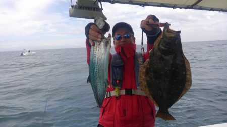 泉州丸さんで鬼アジ調査