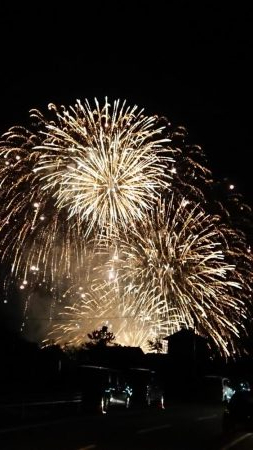 花火大会からのアジング♪