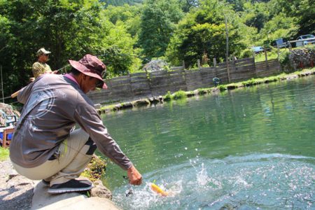 小菅トラウトガーデン 釣果