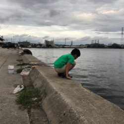 子供釣り