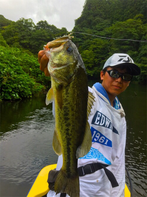 ８月２３日亀山湖バス釣り！