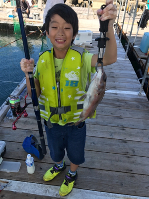 釣り堀、田尻サンクスコースで